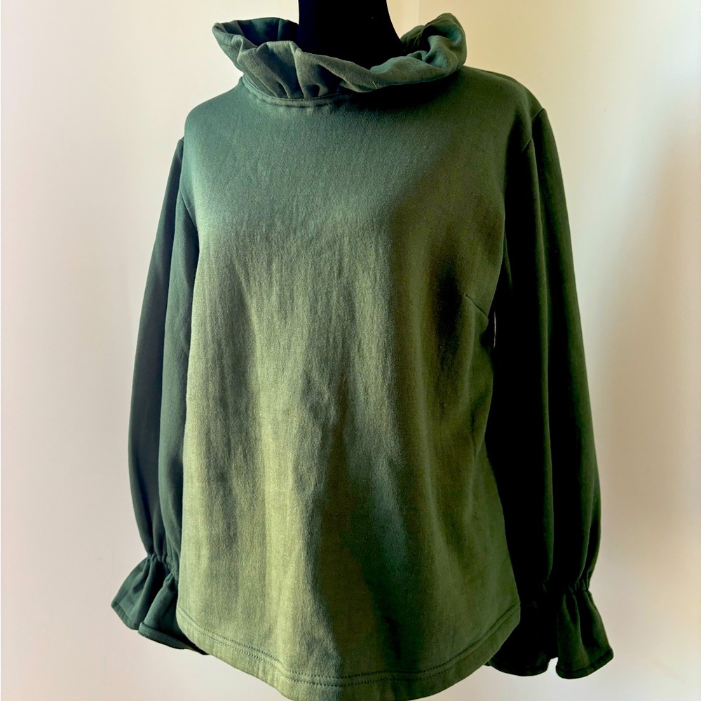 Elizabeth Wilson Designs Mary Louise Ruffle Sweatshirt